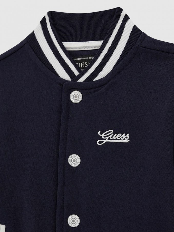 Jacket Boy Navy Blue Guess