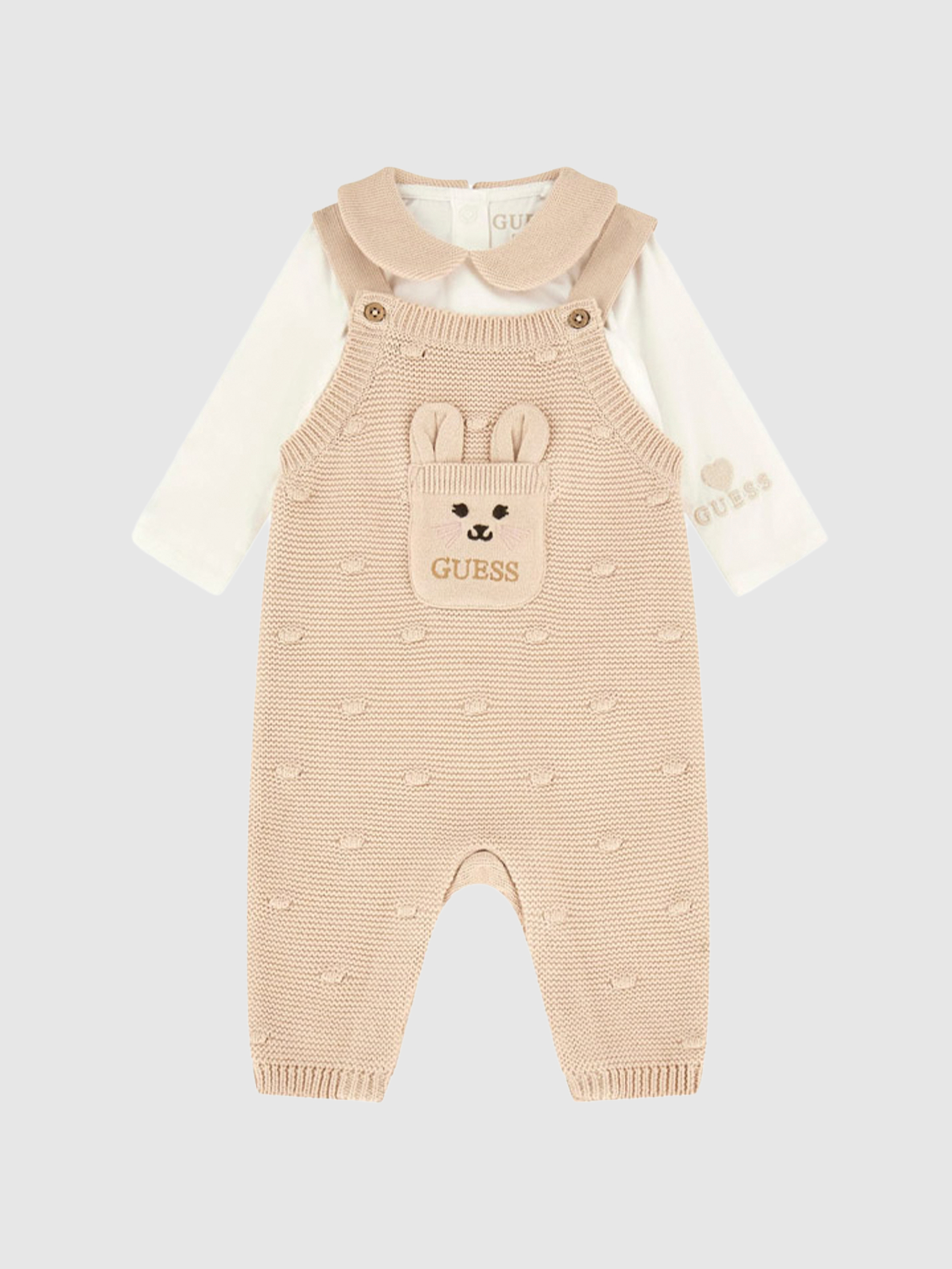 Overall Baby Girl Beige Guess