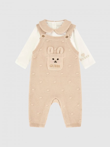 Overall Baby Girl Beige Guess