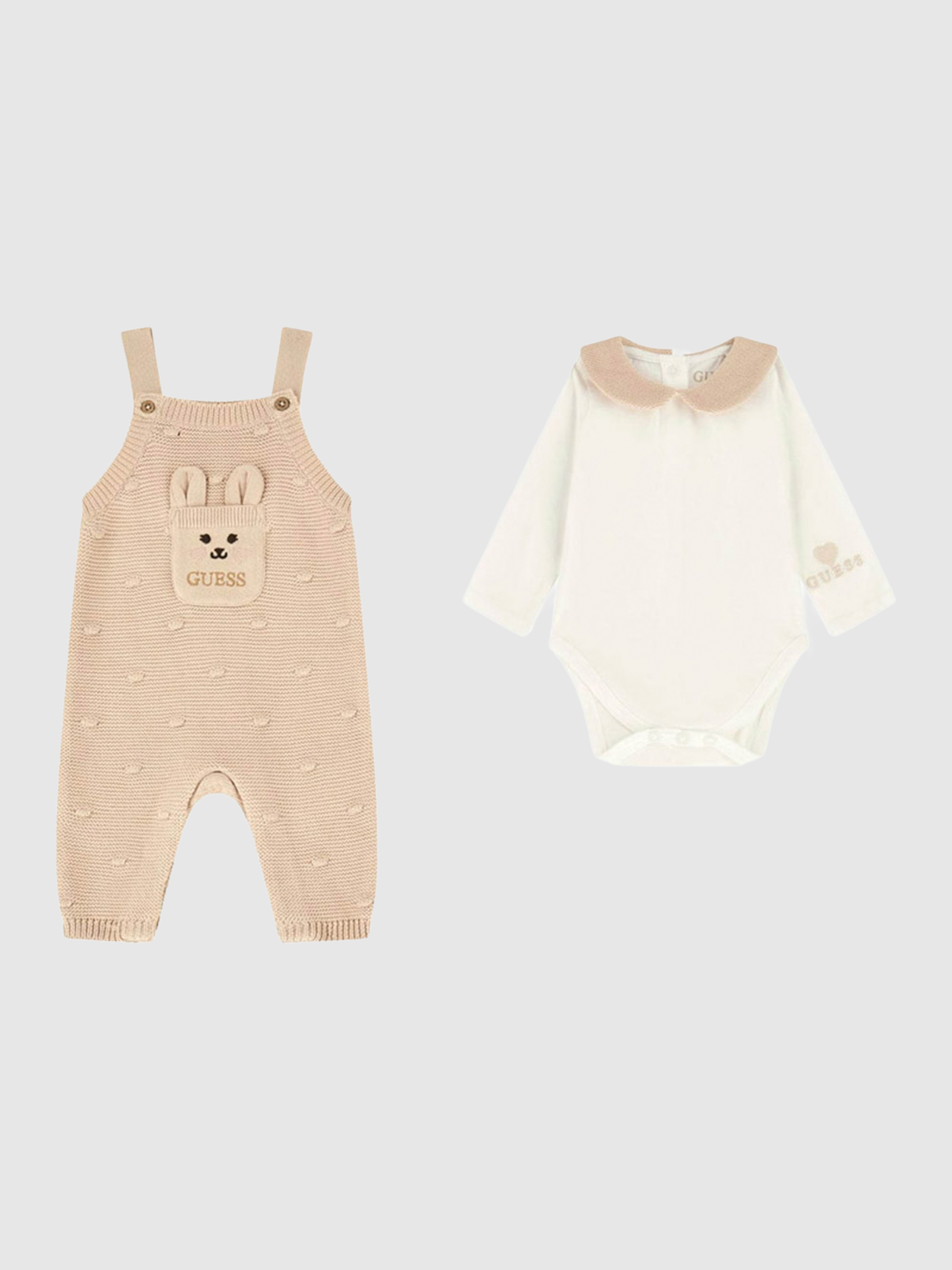 Overall Baby Girl Beige Guess