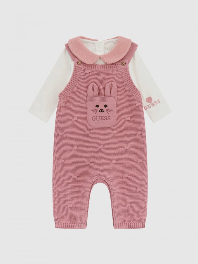 Overall Baby Girl Rose Guess