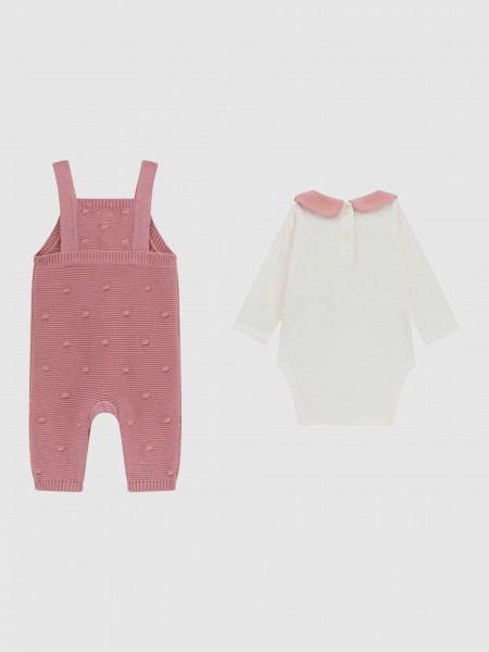 Overall Baby Girl Rose Guess