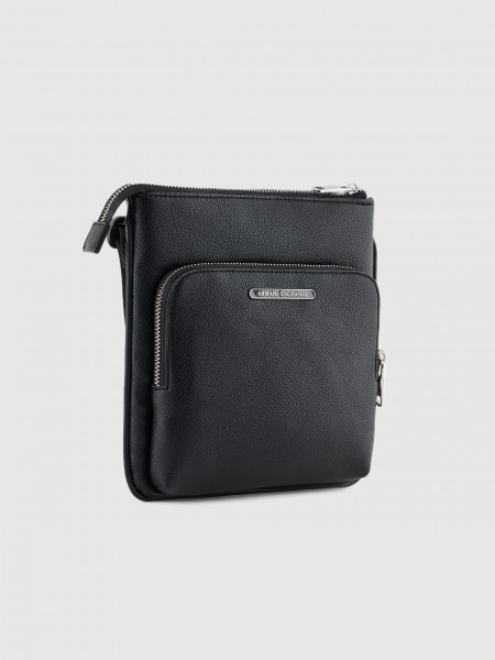 Bolsos de Hombro Hombre Negro Armani Exchange Bolsos de Hombro Hombre Negro Armani Exchange