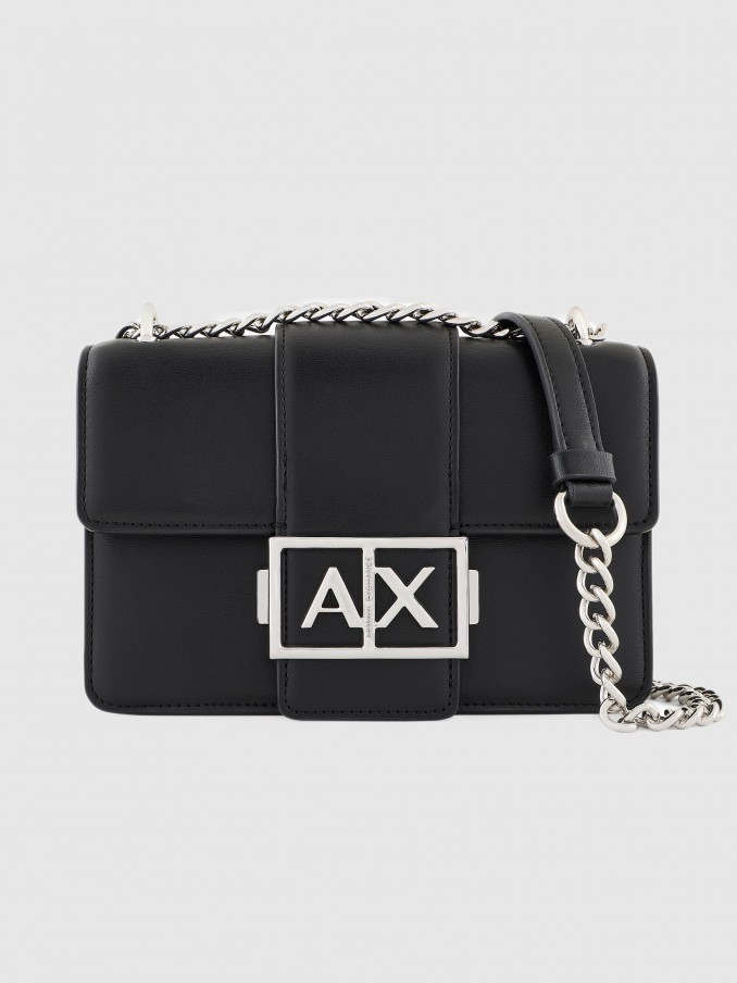 Bolsos de Hombro Mujer Negro Armani Exchange