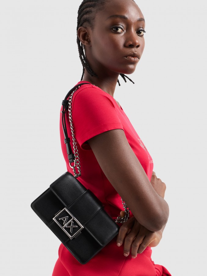 Shoulder Bags Woman Black Armani Exchange