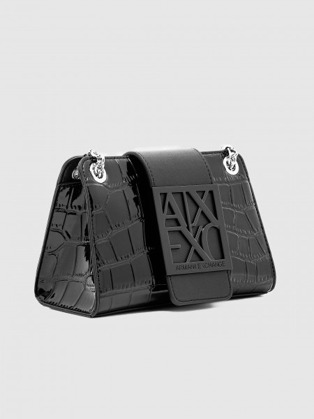 Bolsos de Hombro Mujer Negro Armani Exchange