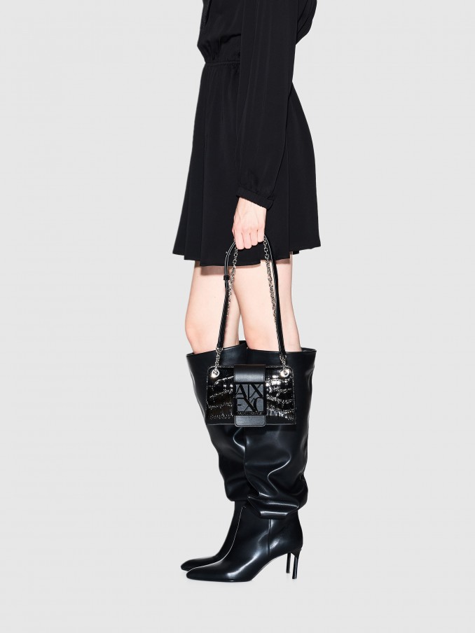 Shoulder Bags Woman Black Armani Exchange