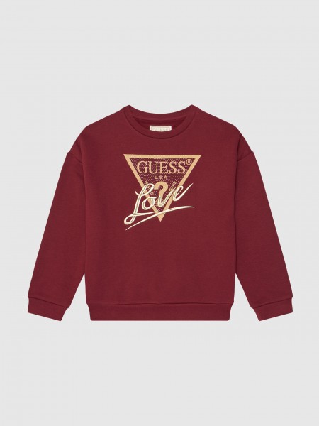 Jumper Girl Bordeaux Guess