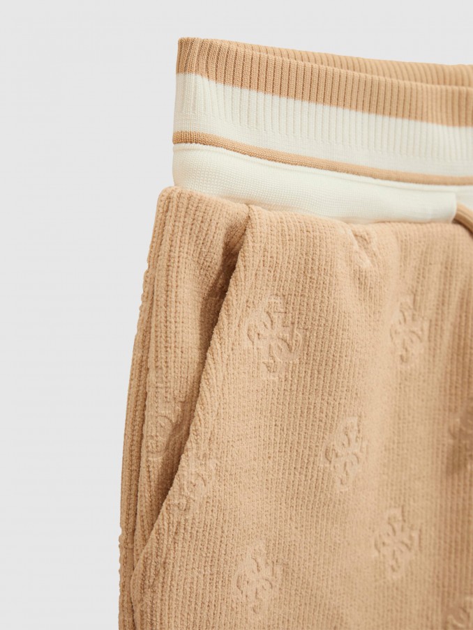 Pantalones Nia Crema Guess