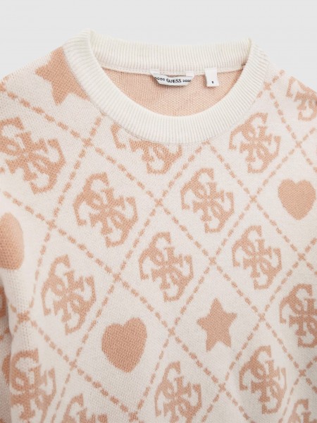 Jersey Nia Crema Guess