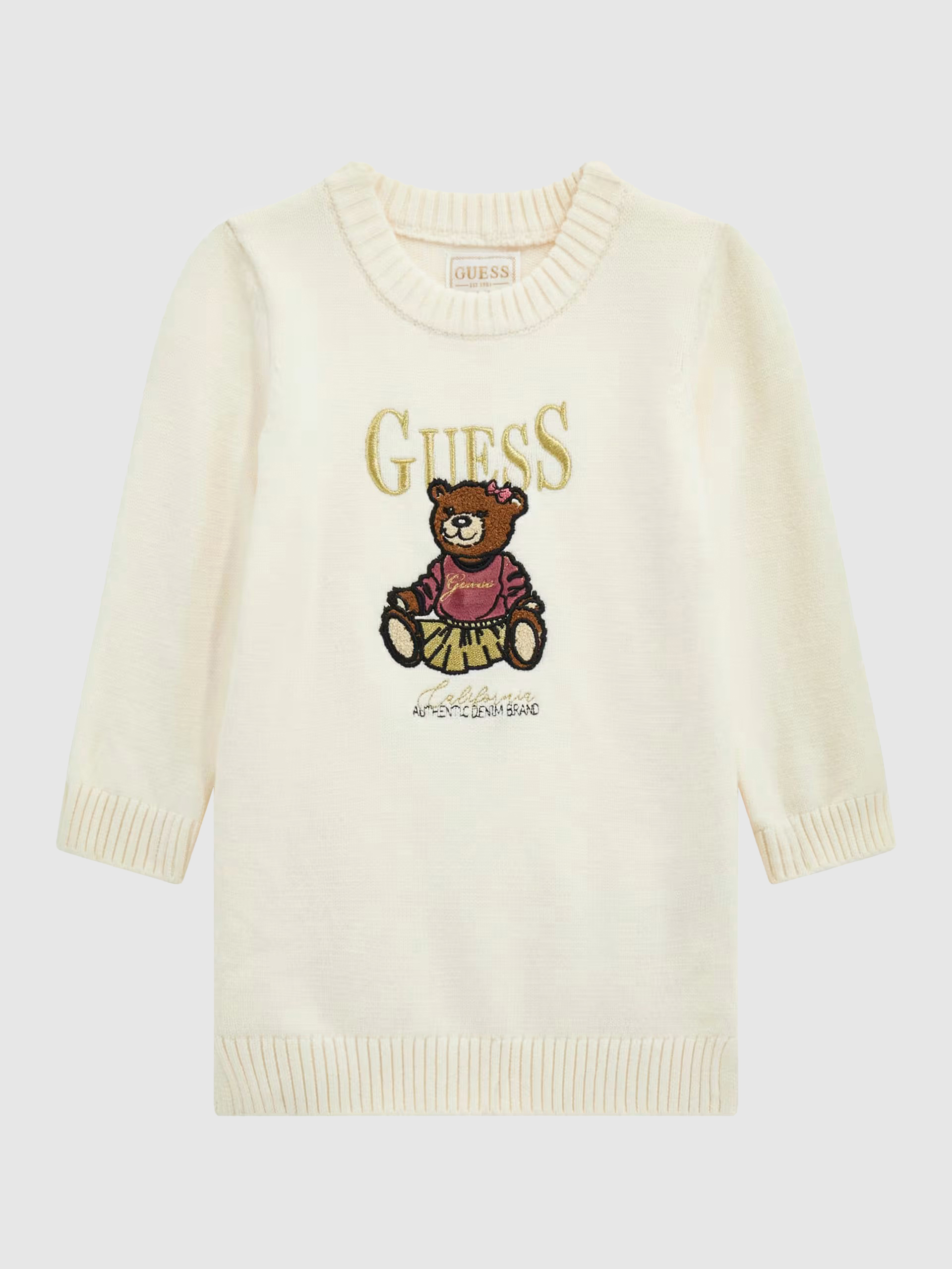 Vestido Niña Crema Guess