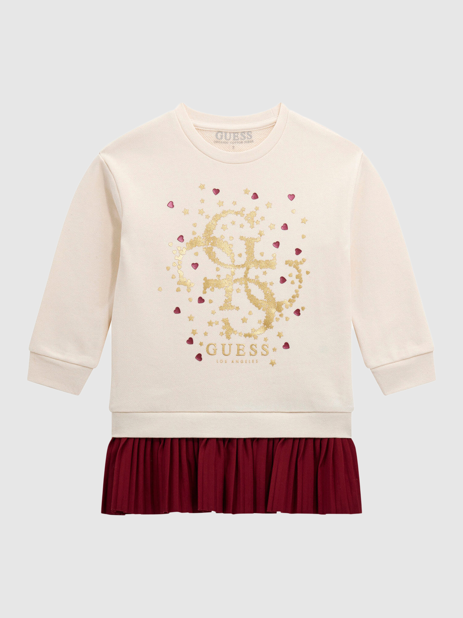 Dress Girl Cream Guess