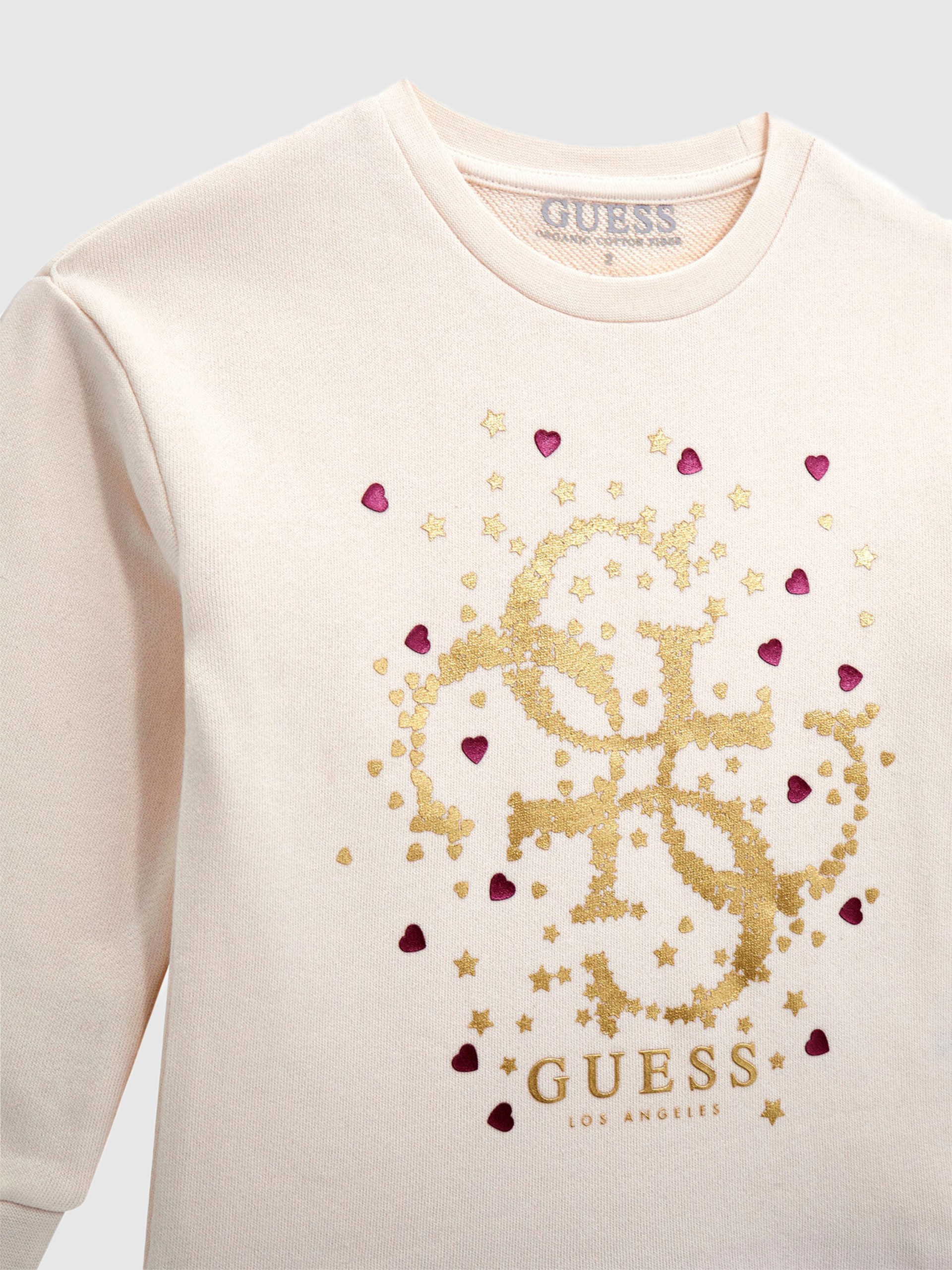 Dress Girl Cream Guess