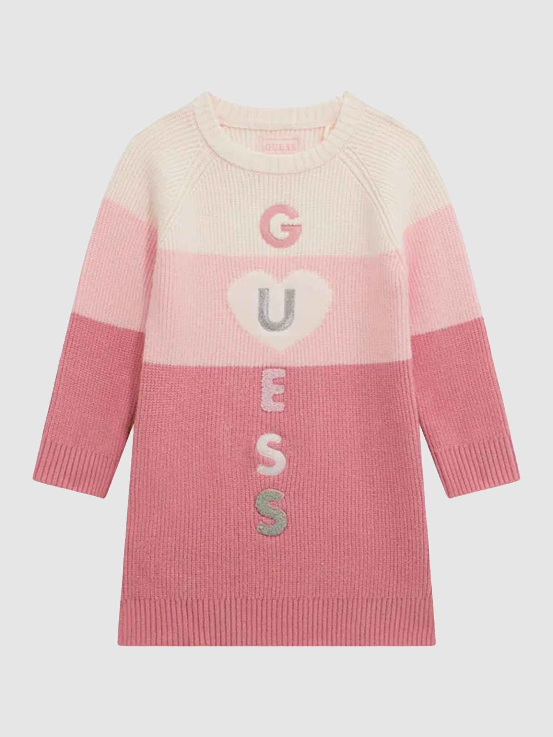 Vestido Niña Rosa Guess