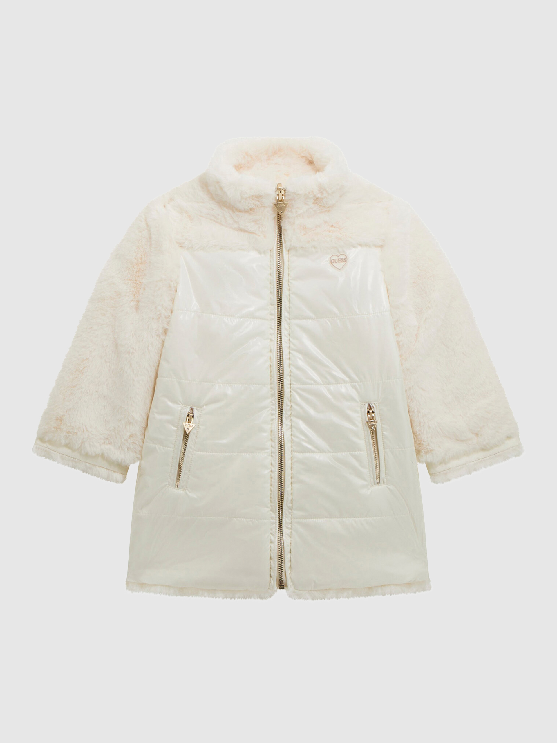 Chaqueta Niña Crema Guess