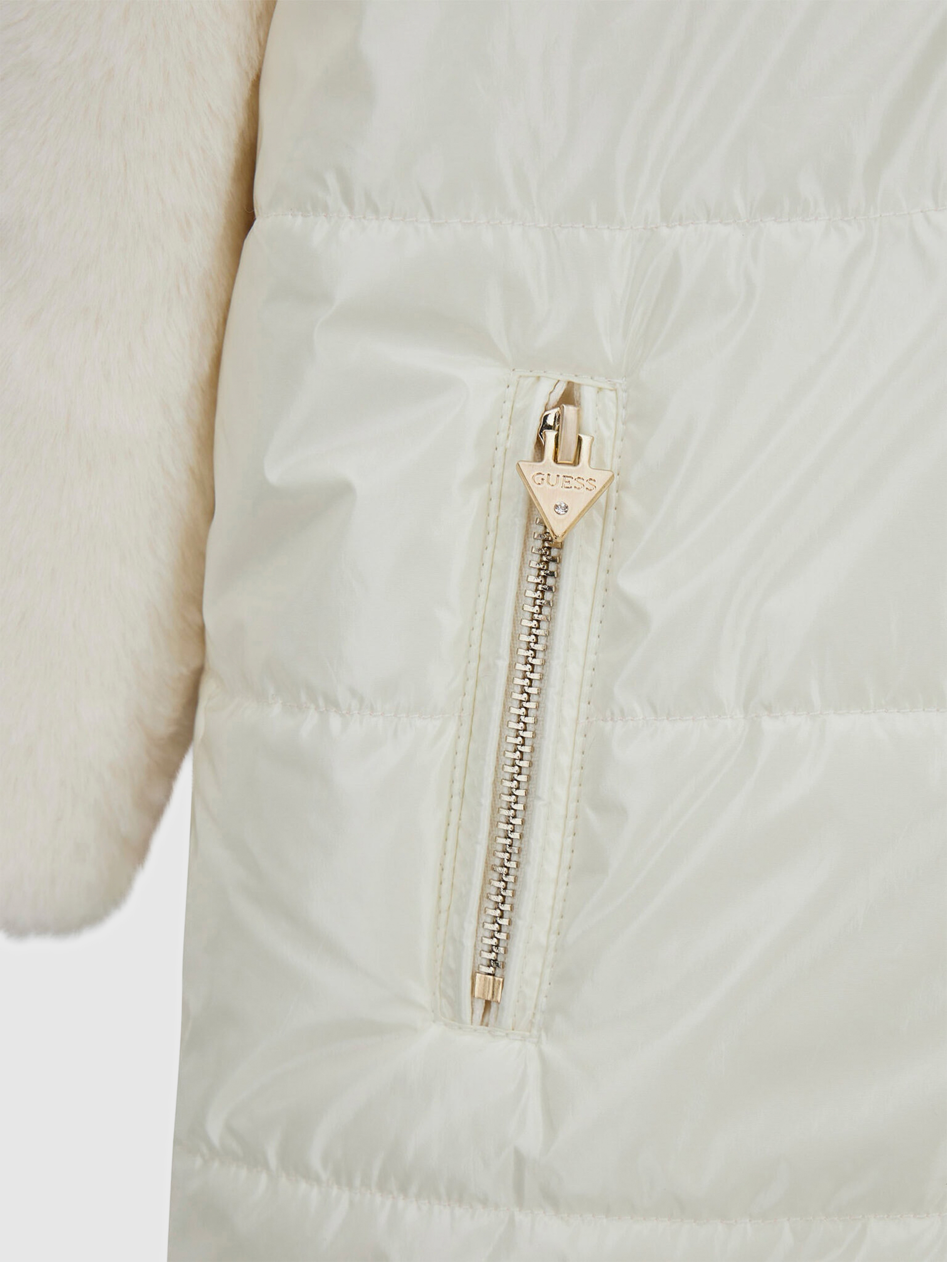 Chaqueta Niña Crema Guess