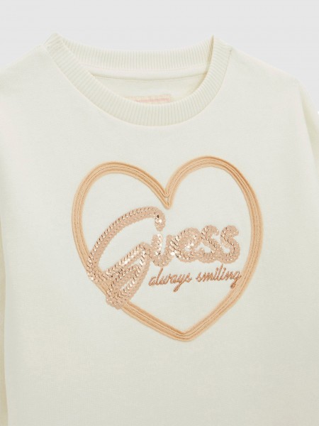 Jersey Nia Crema Guess