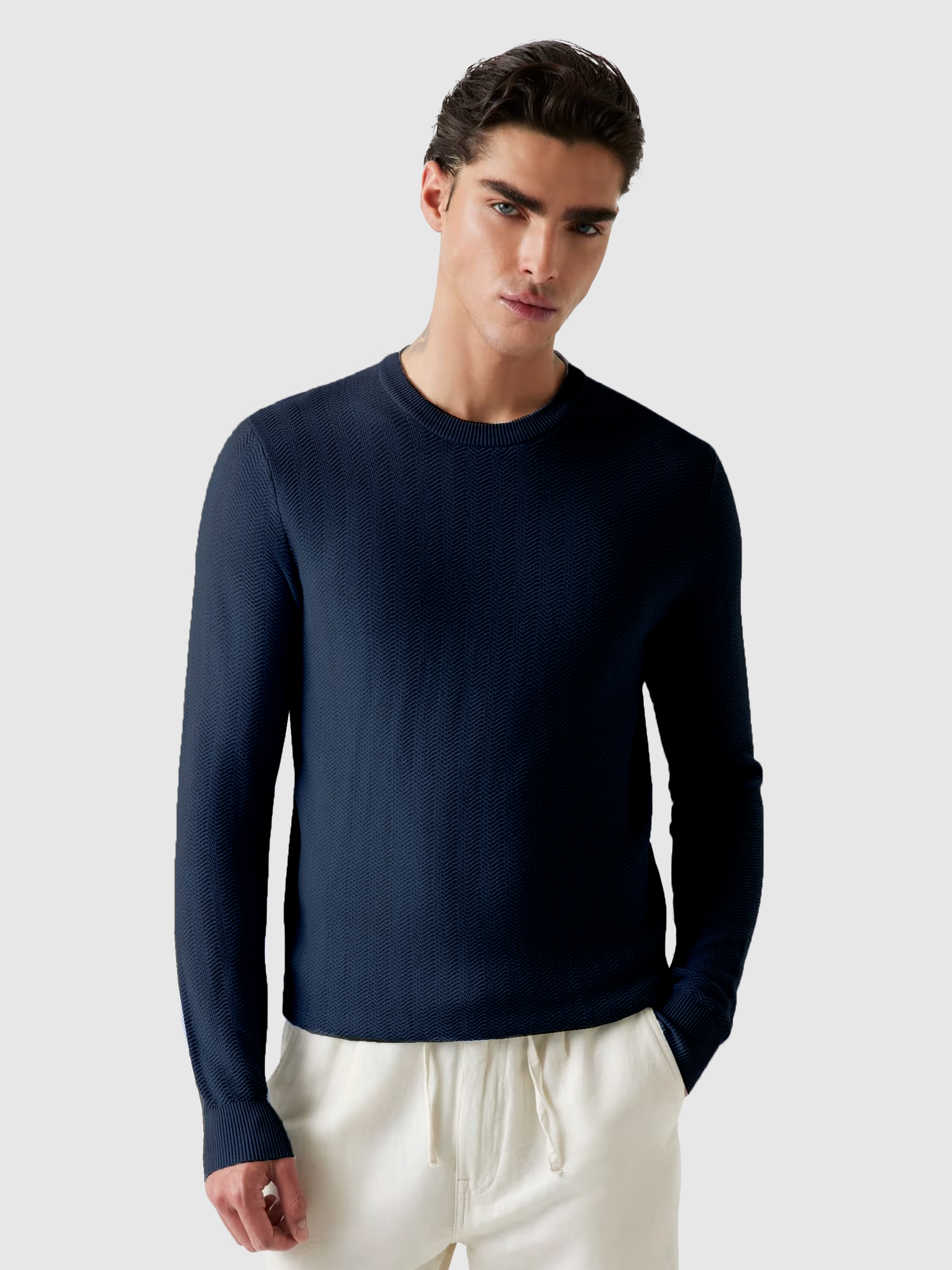 Sueter Hombre Azul Marino Guess
