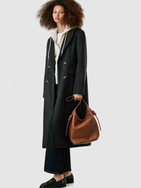 Bolsos de Hombro Mujer Camello Pepe Jeans London