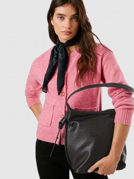 Shoulder Bags Woman Black Pepe Jeans London