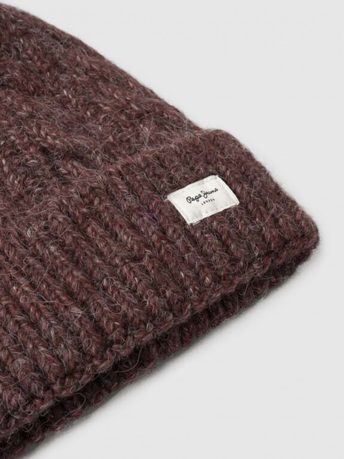 Beanie Woman Cream Pepe Jeans London