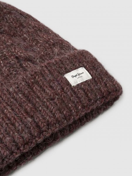 Beanie Woman Cream Pepe Jeans London