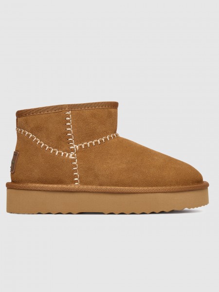 Boots Woman Camel Pepe Jeans London