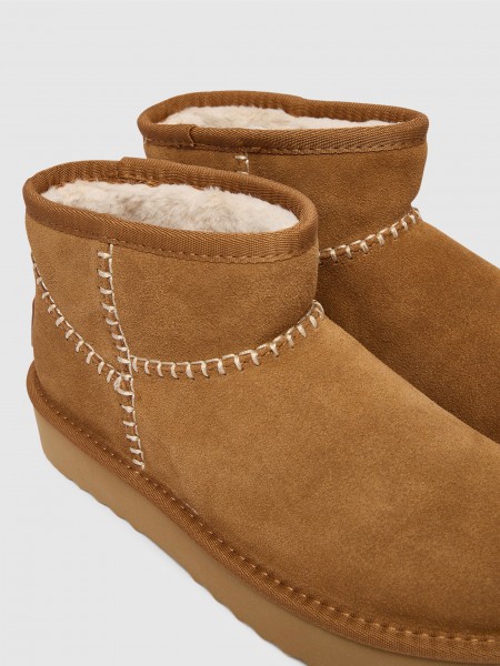 Boots Woman Camel Pepe Jeans London