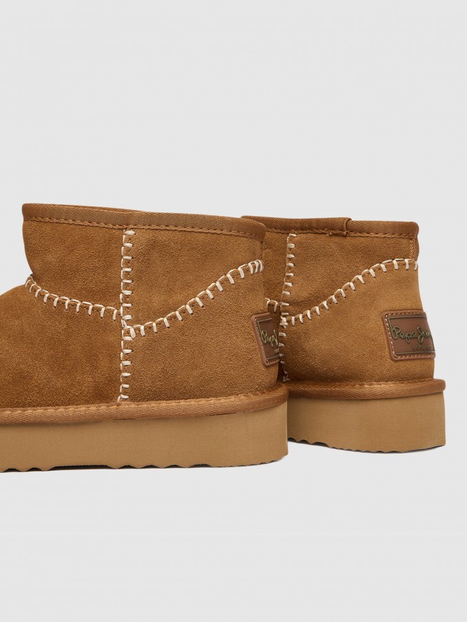 Botas Mujer Camello Pepe Jeans London