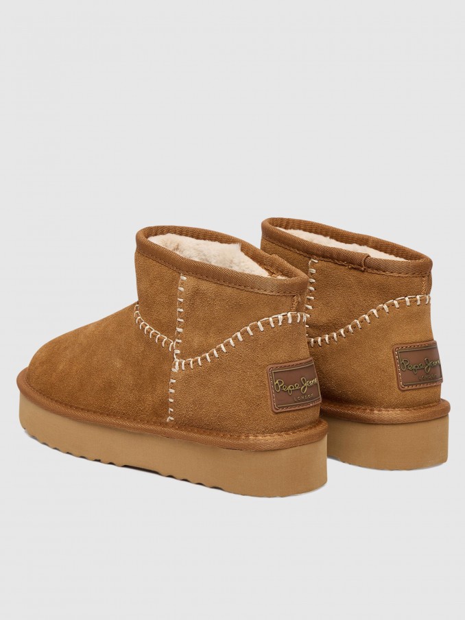 Botas Mujer Camello Pepe Jeans London