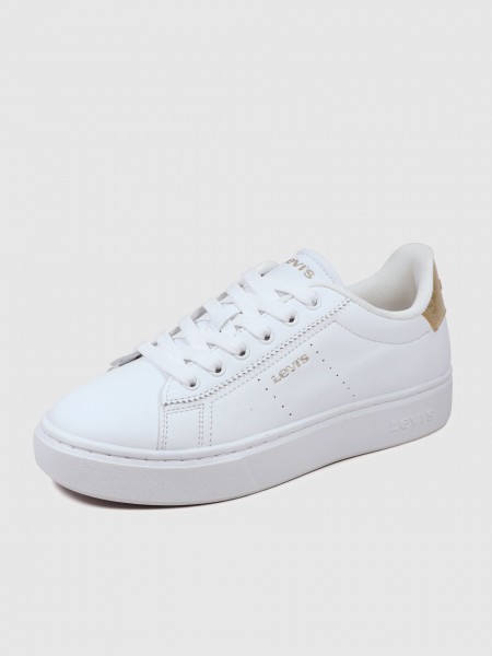 Sneakers Girl White Levis Sneakers Girl White Levis
