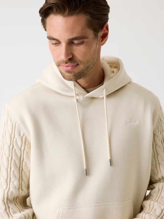 Jersey Hombre Crema Guess