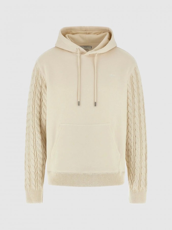 Jersey Hombre Crema Guess