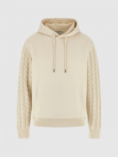 Jersey Hombre Crema Guess