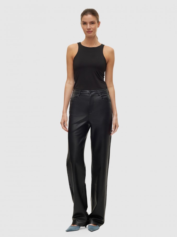 Pantalones Mujer Negro Vero Moda