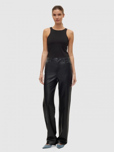 Pantalones Mujer Negro Vero Moda