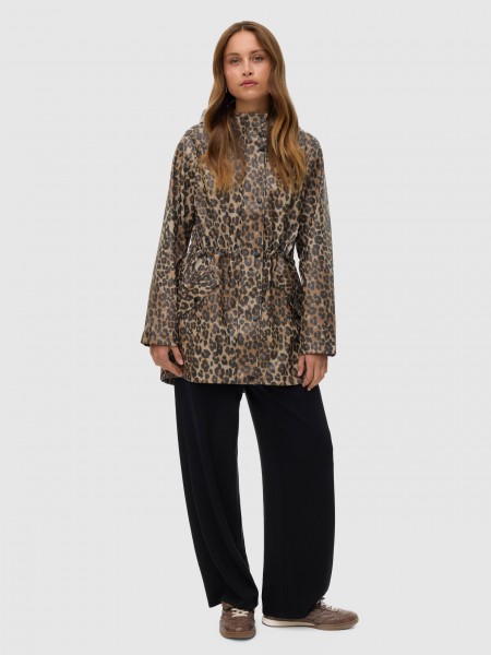 Parka Woman Animal Print Vero Moda