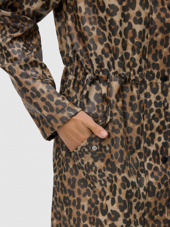 Parka Woman Animal Print Vero Moda