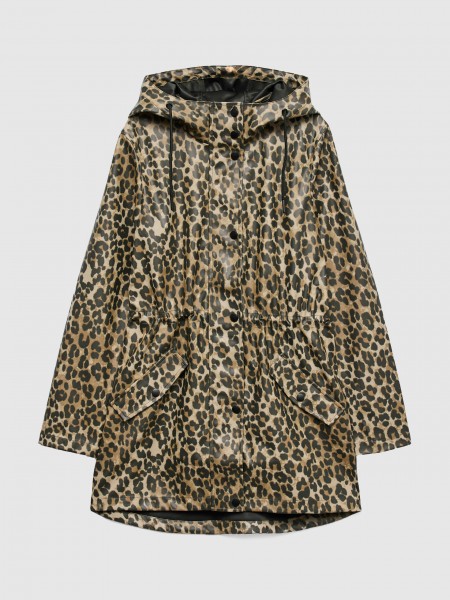 Parka Woman Animal Print Vero Moda