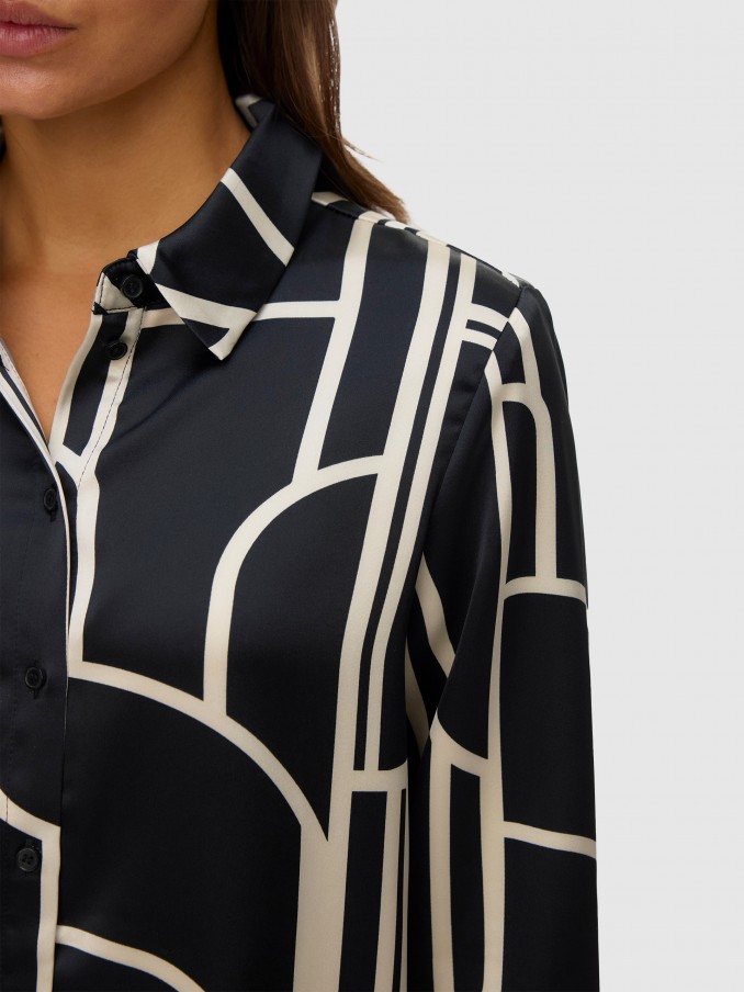 Camisa Mujer Negro Vero Moda