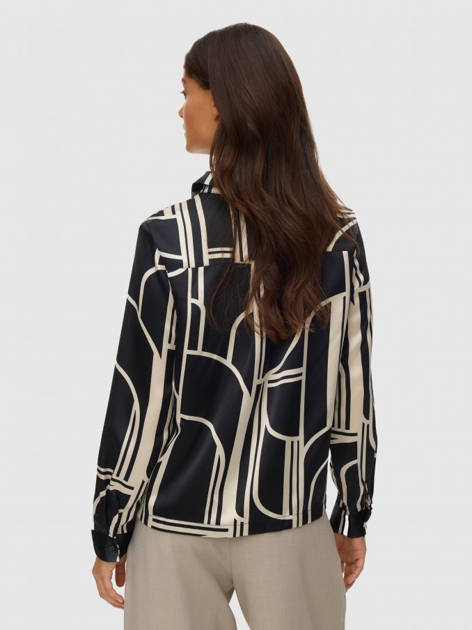Camisa Mujer Negro Vero Moda