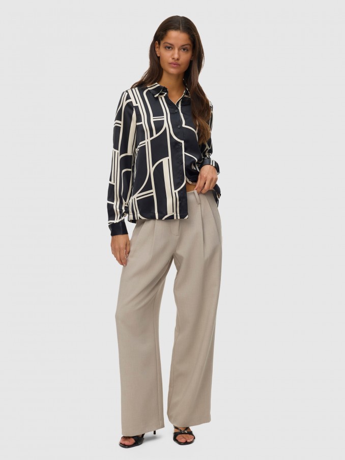 Camisa Mujer Negro Vero Moda