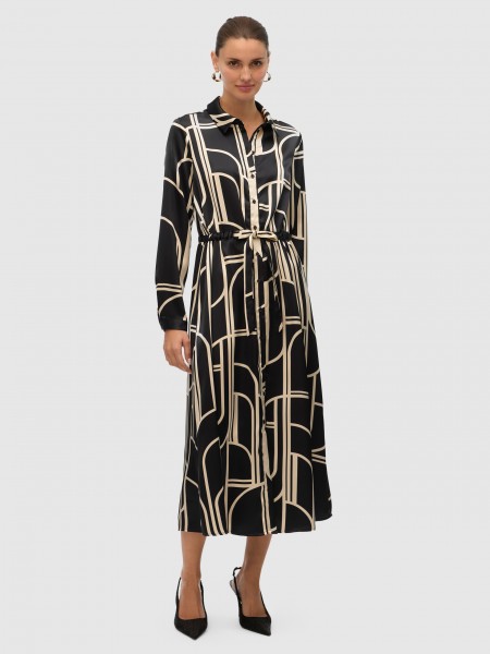 Vestido Mujer Negro Vero Moda
