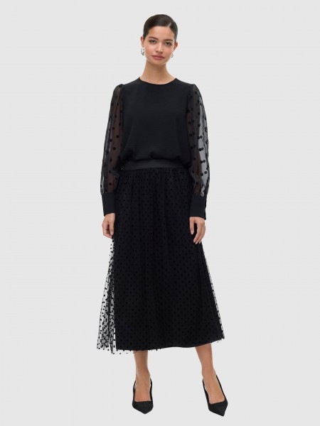 Blusa Mujer Negro Vero Moda Blusa Mujer Negro Vero Moda