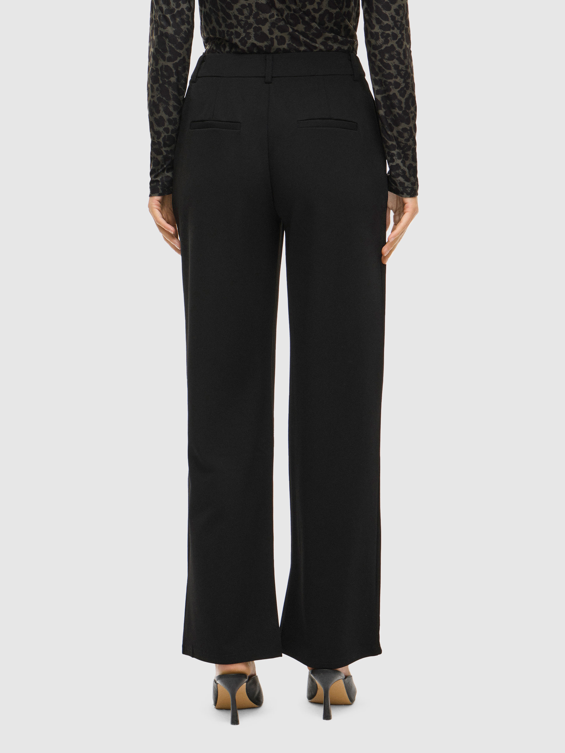 Pantalones Mujer Negro Vila