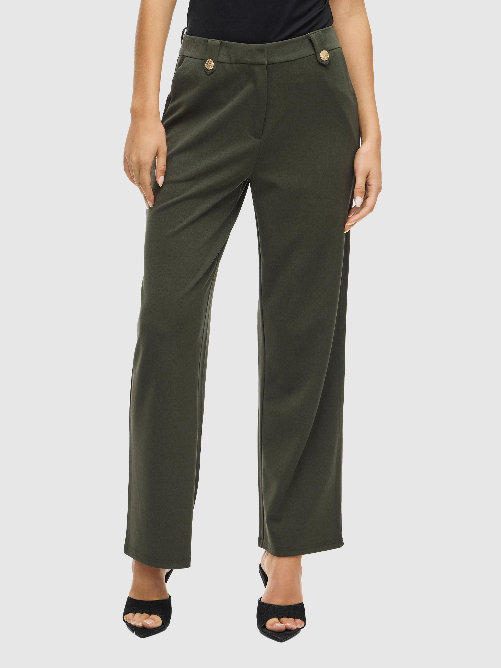 Pants Woman Green Vila