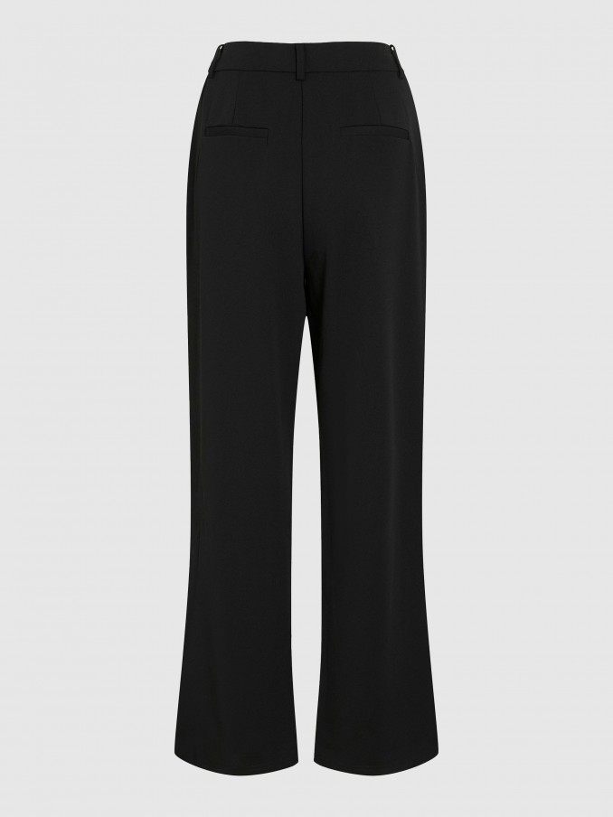 Pantalones Mujer Negro Vila