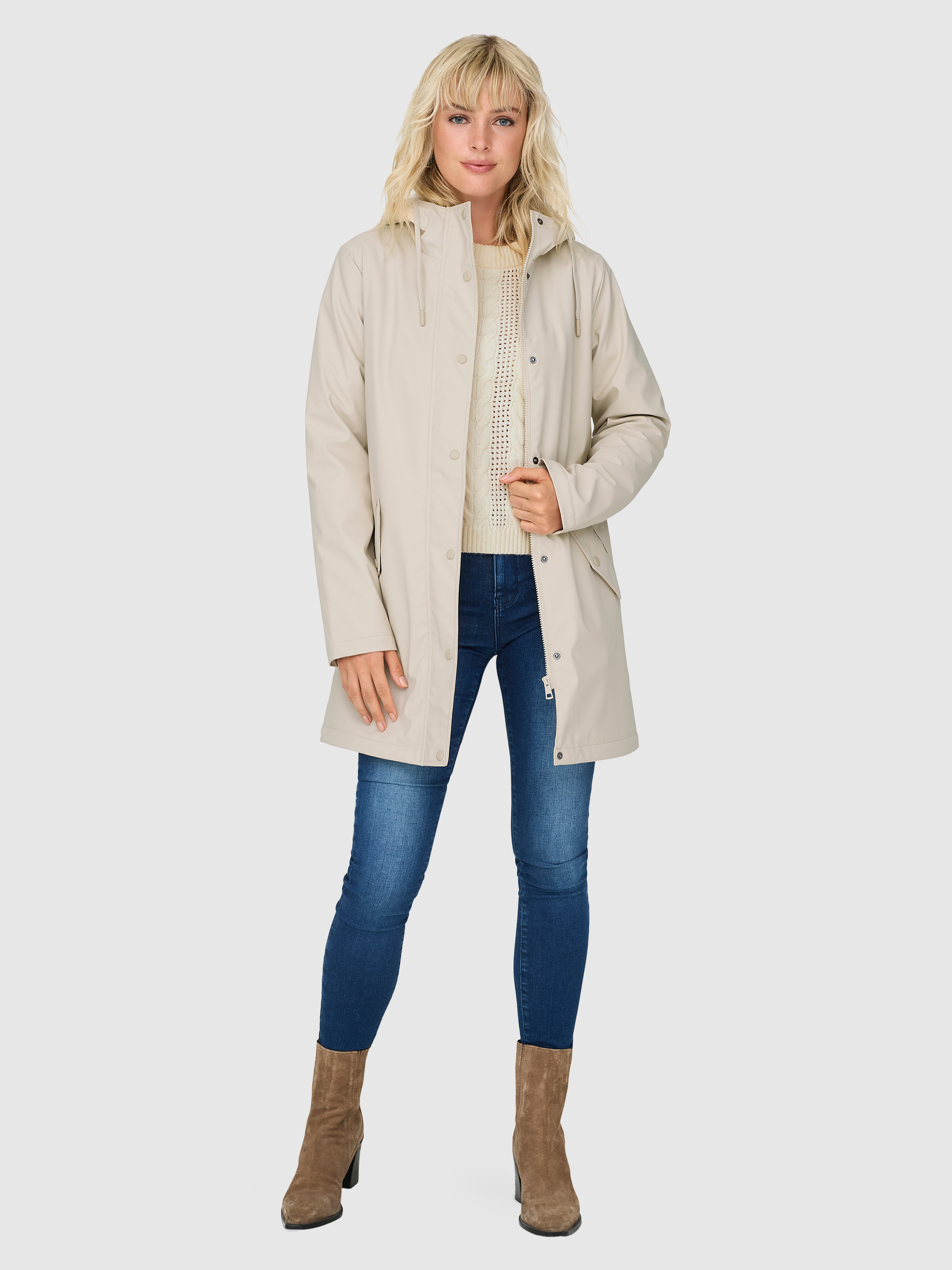 Parka Woman Cream Only