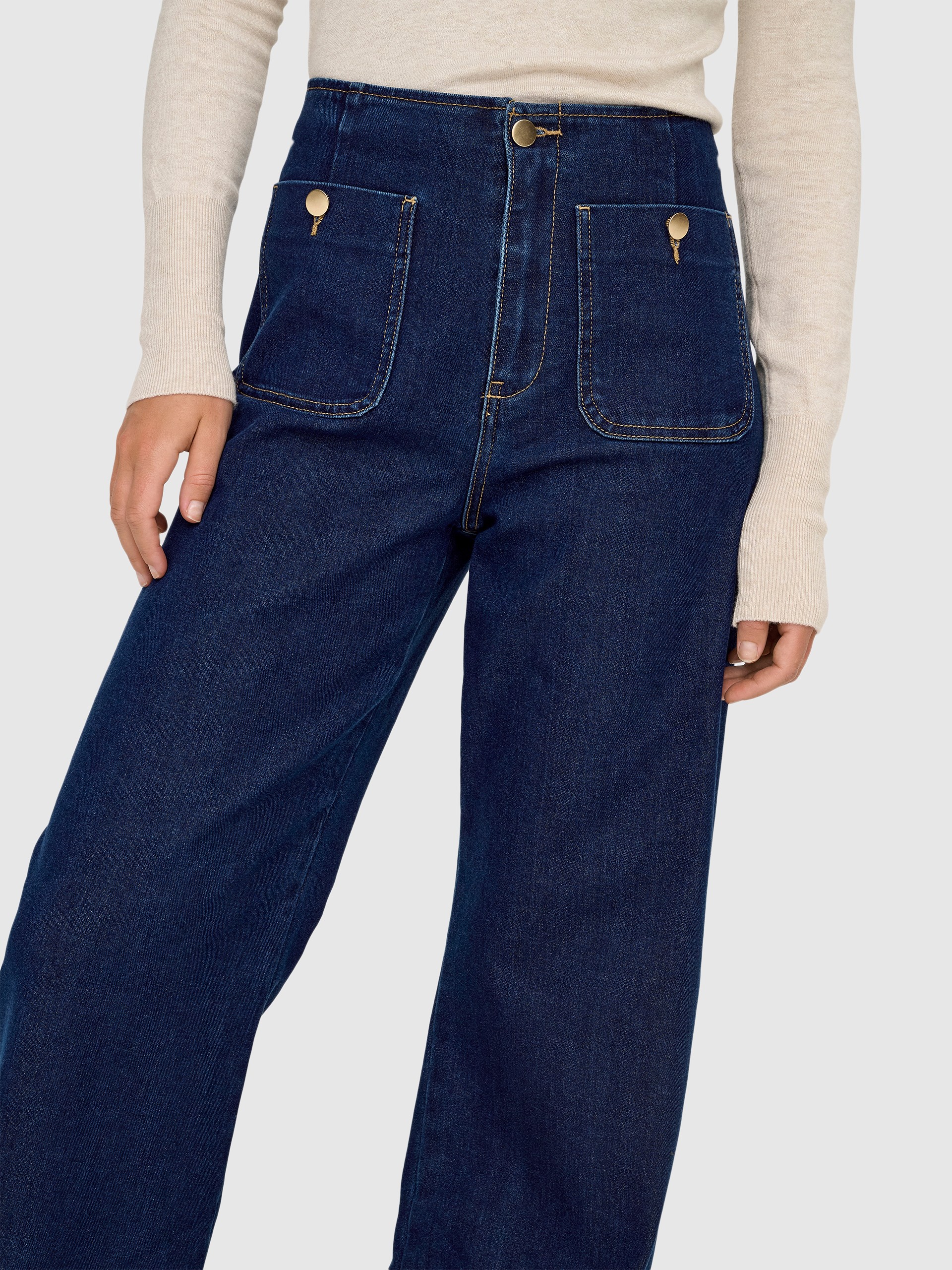 Pantalones Mujer Jeans Oscuros Only
