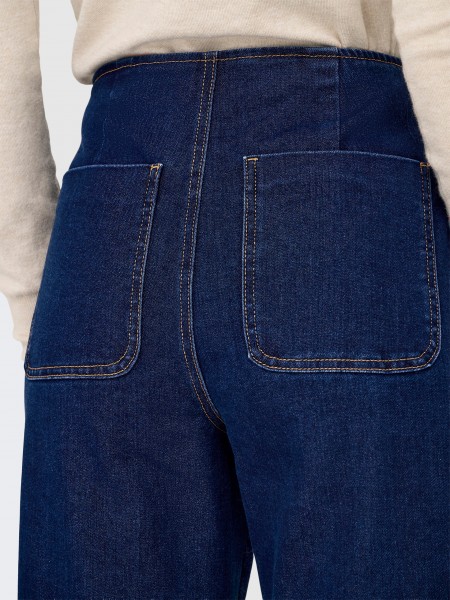 Pants Woman Dark Jeans Only